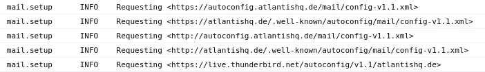 Thunderbird Error Console