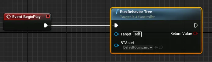 “EventBeginPlay” in AI-Controller